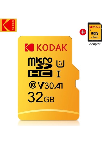 32Gb.Micro Sd Hafıza Kartı Clas 10 4K Uv3 V30 A1 Ultra Performans Hafıza Kartı Orjinal