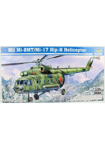 05102 1/35 Ölçek, Mil Mi-17 Hip-H Helikopter, Plastik Model Kiti