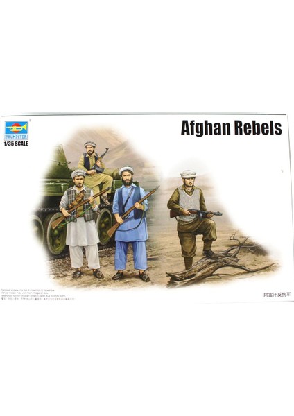 00436 1/35 Ölçek, Afgan İsyancı Figürleri Plastik Model Kiti