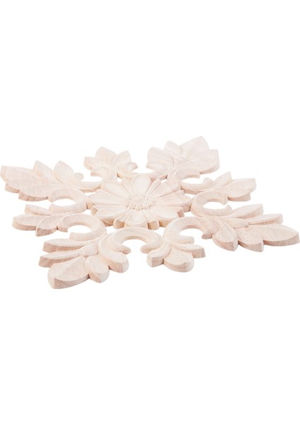 1x Kauçuk Ahşap Oyma Çiçek Çıkartması Zanaat Onlay Aplike Mobilya Dıy Dekor #c:20*20 cm (Yurt Dışından) fırsatları