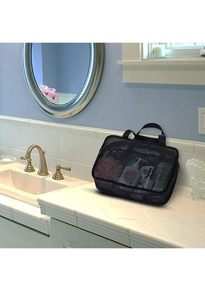 -Kapasiteli Banyo Çantası Taşınabilir Taşınabilir Saklama Çantası Örgü Drenaj Banyo Çantası (Yurt Dışından) modelleri