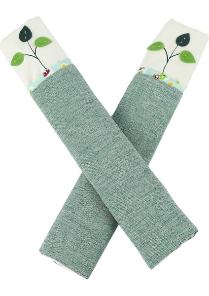 1 Çift Pamuk Kapı Kolu Buzdolabı Kapı Tokmağı Kapakları Pratik Çift Kapılı Buzdolabı Eldiven Koruyucu Ev (Yurt Dışından) fiyatları