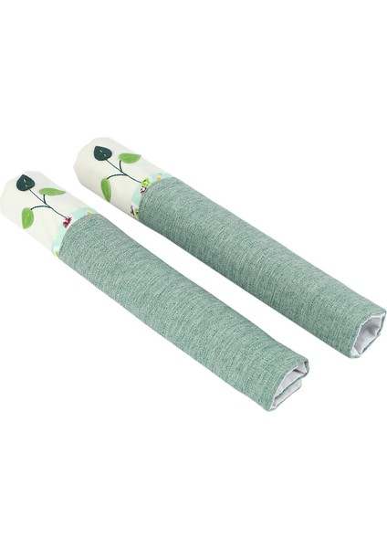 1 Çift Pamuk Kapı Kolu Buzdolabı Kapı Tokmağı Kapakları Pratik Çift Kapılı Buzdolabı Eldiven Koruyucu Ev (Yurt Dışından) fırsatları