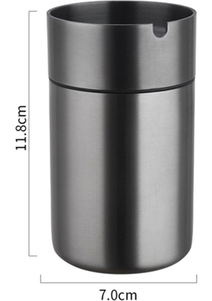 Rüzgar Geçirmez Küllük Araba Küllük Oto Araç Küllük Tutucu Dekor Siyah 11.8x7 cm (Yurt Dışından) modelleri