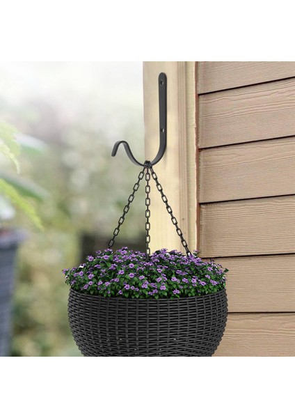 10 Adet Demir Duvar Kancaları Açık Dekoratif Kanca Asılı Ekici Ceket Fener Bitki Kanca Askıları Metal Kancalar (Yurt Dışından)