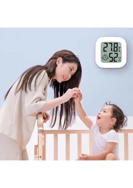 12 Adet Mini LCD Dijital Termometre Higrometre Kapalı Oda Sıcaklık Nem Ölçer Sensör Ölçer (Yurt Dışından)