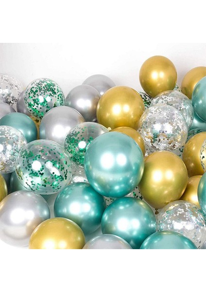 50 Adet Gümüş Balon Düğün Doğum Günü Bebek Duş Parti Dekorasyon Malzemeleri (Yurt Dışından) fırsatları