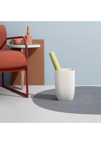 Banyo Çöp Kutusu Küçük Ofis Kutusu Plastik Atık Kağıt Çöp Kutusu Banyo Yatak Odası Oturma Odası Için Modern Çöp Kutusu Beyaz (Yurt Dışından) fırsatları