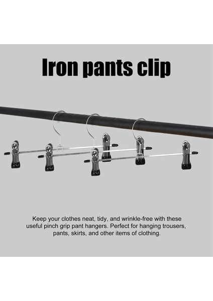 Askılar Klipsli Etek Askıları 20'li Paket Yerden Tasarruf Için Metal Pantolon Klipsi Askıları, Etekler, Pantolonlar, Bolluklar, Kotlar ve Daha Fazlası Için Ultra Ince Pasla (Yurt Dışından) fırsatları