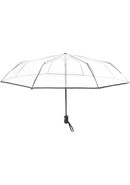 Şeffaf Şemsiye Otomatik Şemsiye Yağmur Kadın Erkek Otomatik Şemsiye Kompakt Katlanır Rüzgar Geçirmez Tarzı Şeffaf Şemsiye, Şeffaf + Siyah Sınır (Yurt Dışından) modelleri