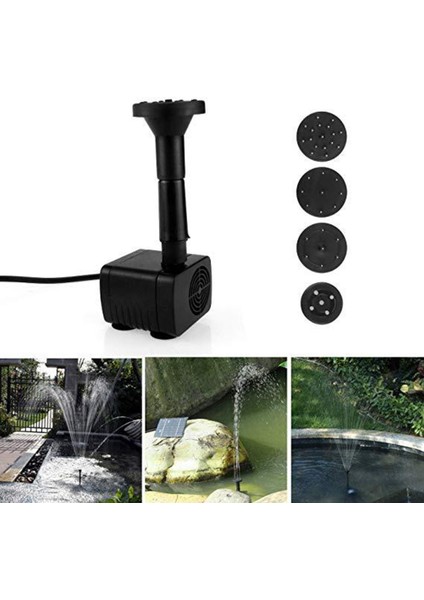Güneş Topraksız Dalgıç Pompa 7 Nozullu Çok Fonksiyonlu Su Pompası Filtresi Dekoratif Sahne Taşınabilir (Yurt Dışından) modelleri