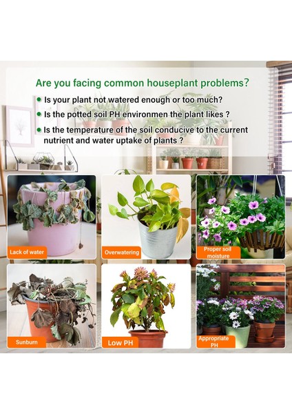 4-In-1 Toprak Ölçer Ph/nem/güneş Işığı/sıcaklık Nem Ölçer Asitlik Monitörü Bahçe Dikim Nem Sensörü Test Cihazı (Yurt Dışından) fiyatları