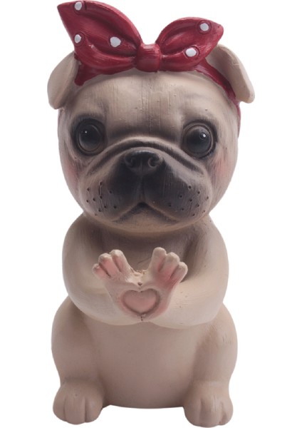 Yavru Köpek Gözlük Tutucu Standı Gözlük Tutucular Güneş Gözlüğü Ekran Sevimli Hediye (Pug) (Yurt Dışından)