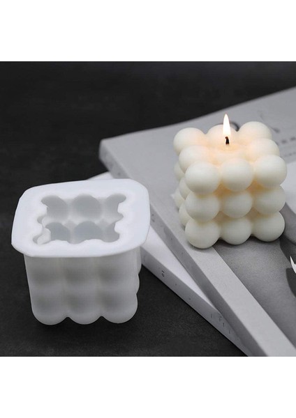 Dökmek Için Mum Kalıbı, Silikon Kabarcık Mum Mum Kalıbı Mumları Kendiniz Kare Mum Yapın (Yurt Dışından) fırsatları