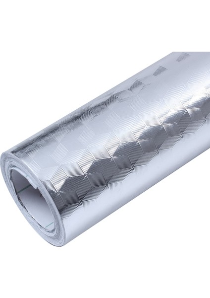 Mutfak Yağı Geçirmez Su Geçirmez Etiket Alüminyum Folyo Mutfak Fırını Dolabı Çıkartmalar Kendinden Yapışkanlı Duvar Kağıtları Diy Duvar Çıkartmaları 40 cm x 1 M (Yurt Dışından) indirimleri