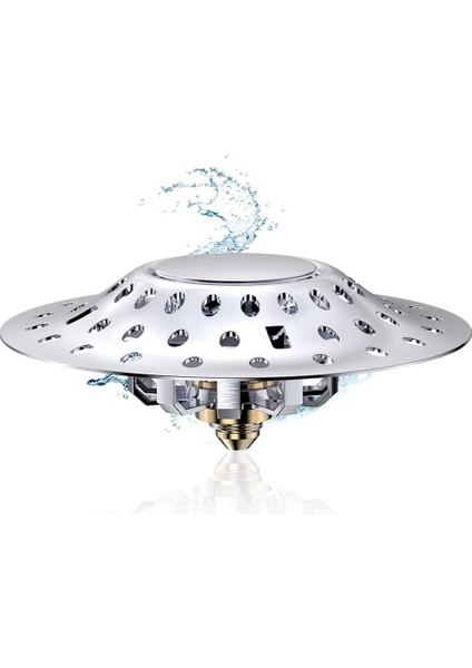 Drenaj Saç Tutuculu 2'si 1 Arada Küvet Durdurucu, Çift Filtrelemeli Tıkanmayı Önleyici Küvet Durdurucu, 1.4-2.0ın Drenaj Deliği Için (Yurt Dışından)