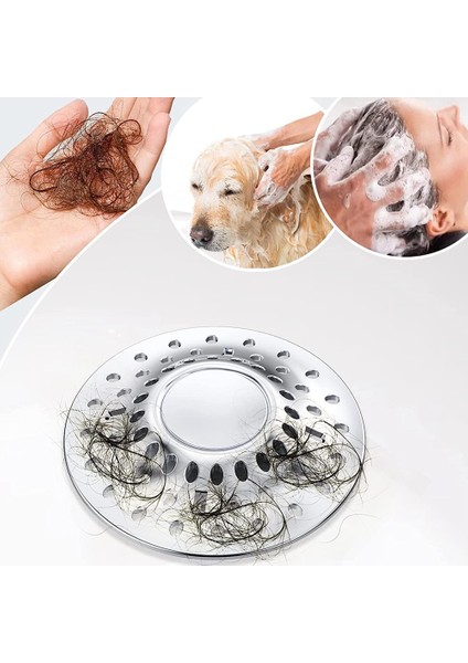 Drenaj Saç Tutuculu 2'si 1 Arada Küvet Durdurucu, Çift Filtrelemeli Tıkanmayı Önleyici Küvet Durdurucu, 1.4-2.0ın Drenaj Deliği Için (Yurt Dışından) modelleri