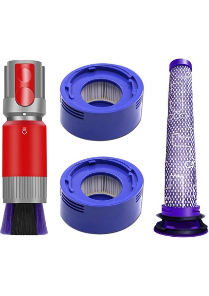 V7 V8 Elektrikli Süpürge Traceless Toz Giderme Fırçası Ultra Dar Alan Emme Kafası Ön Filtre Arka Filtre (Yurt Dışından) fırsatları