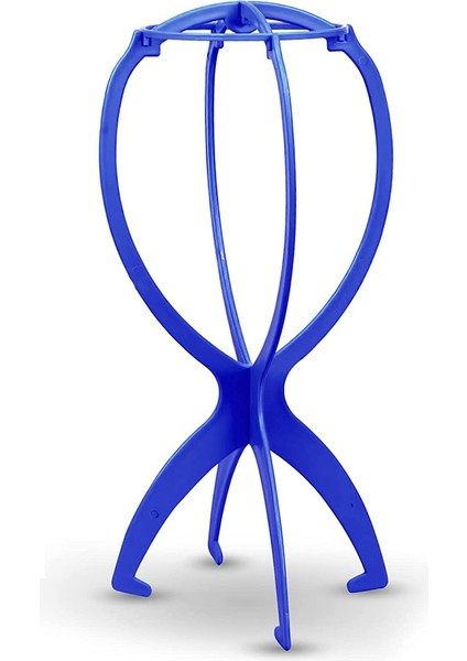 Peruk ve Peruk Standı, Peruk Peruk Sergilerini Sergilemek Için Dayanıklı Peruk Tutucu Standları (Mavi) (Yurt Dışından)