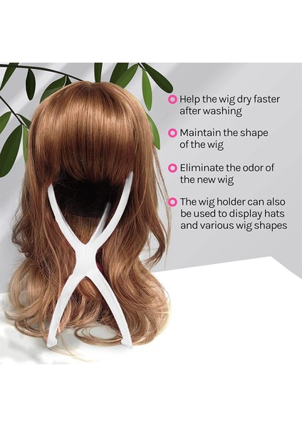 Peruk ve Peruk Standı, Peruk Peruk Sergilerini Sergilemek Için Dayanıklı Peruk Tutucu Standları (Mavi) (Yurt Dışından) fırsatları