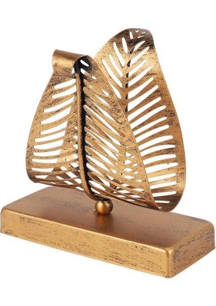 Yaprak Tasarımlı Bağımsız Modern Peçetelik, Masaüstü Kağıt Havlu Dispenseri, Peçete Saklama Saklama Kutusu (Yurt Dışından)