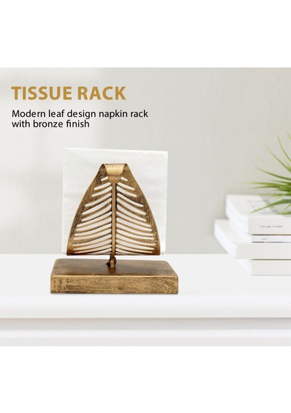 Yaprak Tasarımlı Bağımsız Modern Peçetelik, Masaüstü Kağıt Havlu Dispenseri, Peçete Saklama Saklama Kutusu (Yurt Dışından) fiyatları