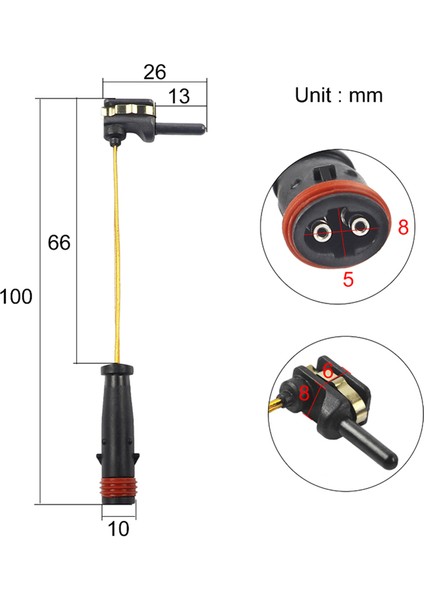 W220 W203 W211 W221 W204 W212 Fren Hatları Için Fren Balatası Aşınma Sensörü 2115401717 (Yurt Dışından) fırsatları