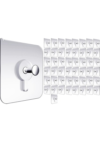 Çivisiz Duvar Askıları, Asmak Için Duvar Kancaları, 50 Paket Yapışkanlı Duvar Kancaları, Oturma Odası Için Resim Askıları (Yurt Dışından)