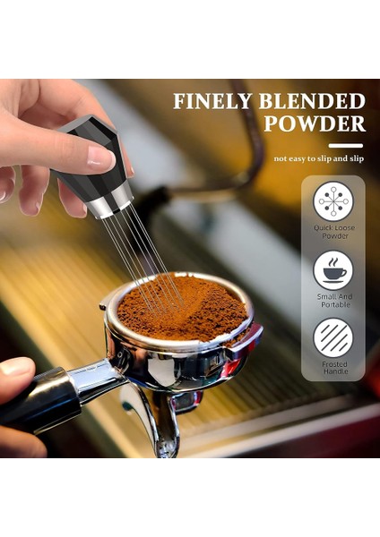 Espresso Kahve Karıştırıcı, Wdt Aracı, Espresso Karıştırma Dağıtımı Için Paslanmaz Çelik Mini Çırpma Teli - Profesyonel Kahve (Yurt Dışından)