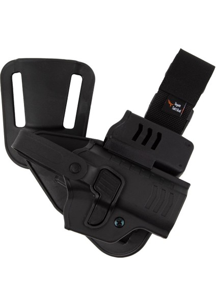 Comfort-Tac Cz 75B Alçak Taşıma Tabanca Kılıfı Seviye 2 Önü Şarjörlüklü Siyah