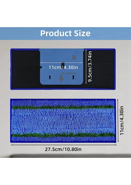12 Paket Islak Paspas Pedleri Yıkanabilir ve Tekrar Kullanılabilir M6 Islak Paspas Pedleri M6 Serisi Robot Paspas ile Uyumlu (Yurt Dışından) fiyatları