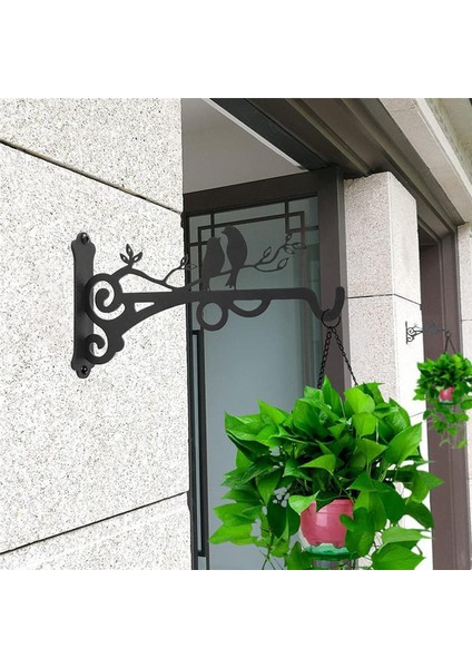 Metal Asılı Sepet Kancaları Katı Vidalar ile Dış Mekan Bitki Braketi Duvara Monte Kanca Bitkiler Fener 2 Adet (Yurt Dışından) fırsatları