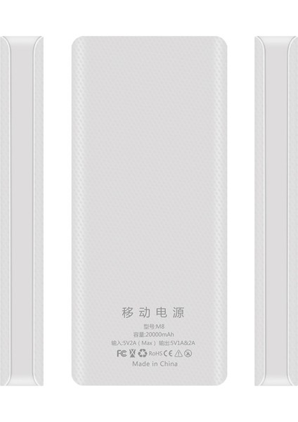 5V Çift USB 8X18650 Güç Bankası Kılıfı Dijital Ekranlı Cep Telefonu Şarj Cihazı 18650 Pil Tutucu-Siyah (Yurt Dışından) modelleri