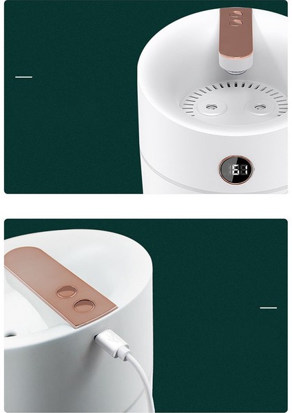 Araba Beyaz Için Hava Nemlendirici Renkli Işık Dilsiz USB Sisleyici Arıtma (Yurt Dışından) modelleri