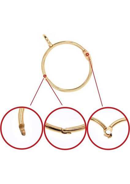 30 Adet Açılabilir Altın Perde Halkaları Kanca Pimleri Için Kuşgözü ile Açık ve Kapalı Metal Paslanmaz Perdelik (1,5 Inç) (Yurt Dışından) modelleri