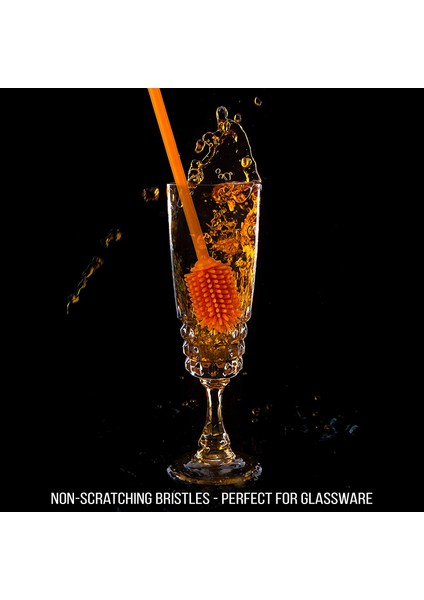 Şişe Fırçası Spor Şişeniz, Vazo ve Züccaciyeniz Için Şişe Temizleyici, Dar Boyunlu Kapları Yıkamak Için Su Şişesi Temizleme Fırçası 12,5 Inç 1 Adet (Yurt Dışından) indirimleri