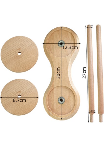 Tığ Işi Için Çift Ahşap Iplik Çile Tutucusu, Örgü Için Iplik Tutucusu Iplik Mili Dağıtıcı Tığ Işi Aracı (Yurt Dışından) modelleri