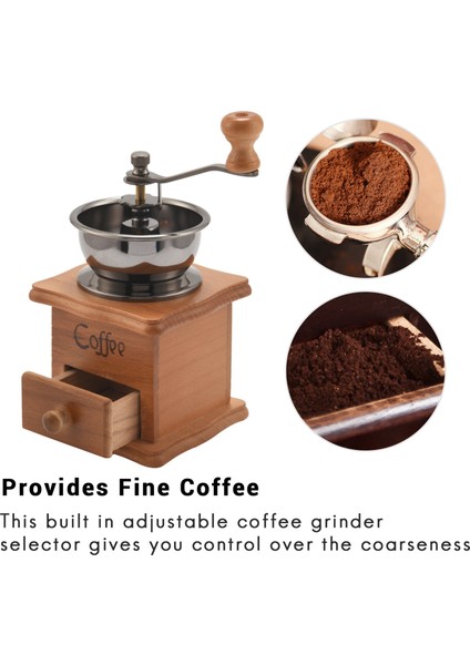 Manuel Kahve Değirmeni, El Kahve Çekirdekleri Taşlama Makinesi, El Kahve Çapak Değirmeni, Manuel Fasulye Öğütücü (Yurt Dışından) fırsatları