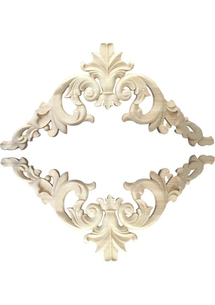 15*15CM Kauçuk Ahşap Oymalı Köşe Onlay Aplike Nefis Boyasız (Yurt Dışından) fırsatları