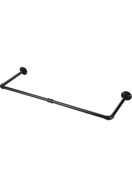 Yatak Odası Konfeksiyon Ev Raylı Ayrılabilir Çok Amaçlı Duvara Monte Endüstriyel Boru Elbise Askısı Yerden Tasarruflu Asılı Raf (Yurt Dışından)