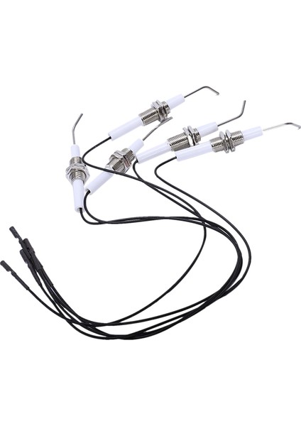 Ateşleme Parçası Fişi Seramik Elektrot Ateşleyici Telli 30CM .3mm Terminalde 5 Adet/grup (Yurt Dışından)