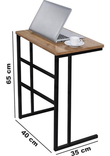 Suntalam Bilgisayar Sehpası Laptop Masası Notebook Standı 1097 Beyaz 40 cm 65 cm 35 cm