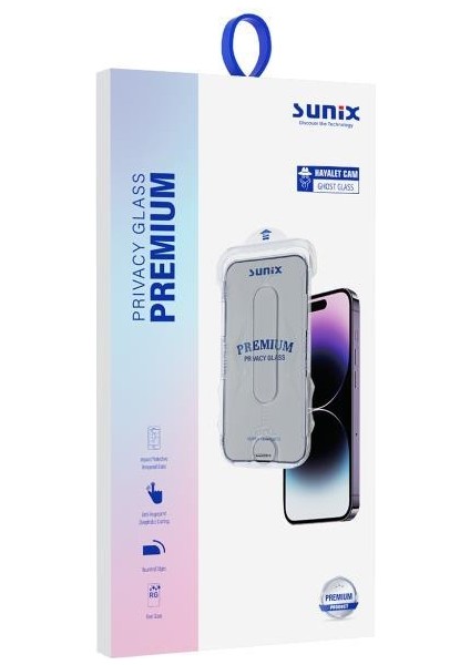 Iphone 15 Ile Uyumlu Kolay Uygulama Aparatlı Premium Hayalet Ekran Koruyucu Cam