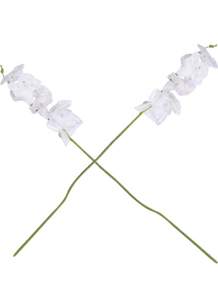 2 Adet 38 Inç Yapay Gerçek Temas Orkide Çiçekler 9 Kafa Lateks Phalaenopsis Kaynaklanıyor Dıy Düğün Centerpieces, Mutfak (Yurt Dışından) fiyatları