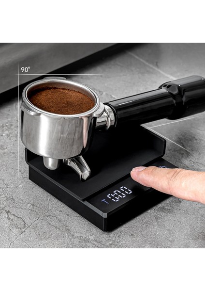 Dijital Espresso Kahve Mutfak Terazisi Mini Akıllı Zamanlayıcı USB 2kg Zamanlayıcı LED Ekran Elektronik Mutfak Zamanlayıcı Ölçeği (Yurt Dışından)