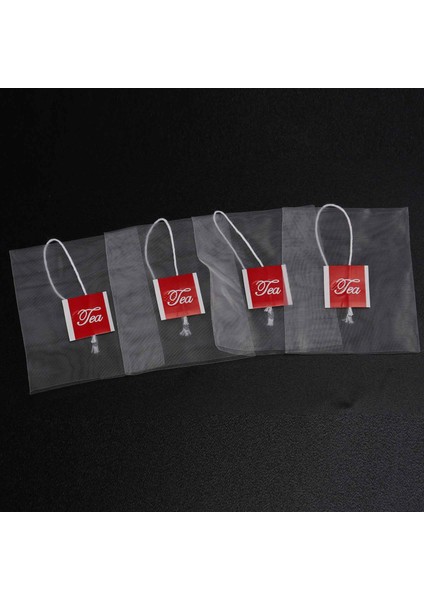 1000 Adet5.5x7 cm Piramit Çay Poşeti Filtre Naylon Çay Poşeti Tek Dize Etiket Şeffaf Boş Çay Poşeti (Yurt Dışından) modelleri