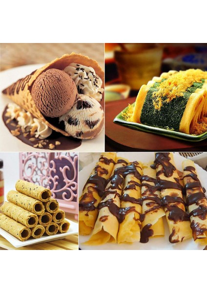 Waffle Koni Makinesi, Waffle Koni Yapımı Kalıp Mutfak Gaz Pişirme Aracı Kalıp Ev, Mutfak, Restoran 22 cm (Yurt Dışından) fiyatları