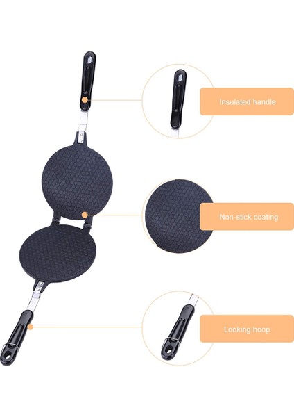 Waffle Koni Makinesi, Waffle Koni Yapımı Kalıp Mutfak Gaz Pişirme Aracı Kalıp Ev, Mutfak, Restoran 22 cm (Yurt Dışından) modelleri