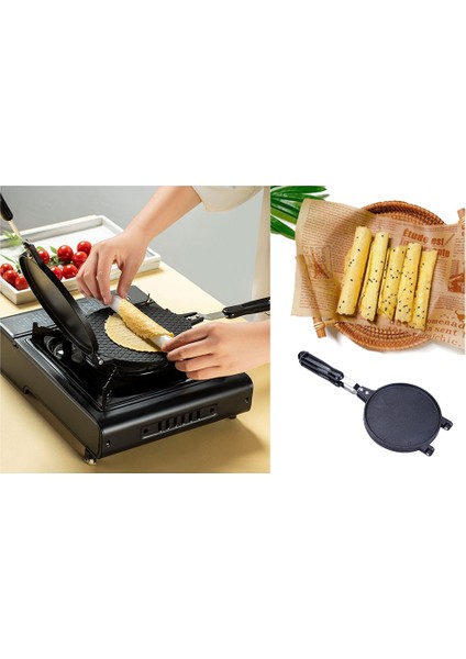 Waffle Koni Makinesi, Waffle Koni Yapımı Kalıp Mutfak Gaz Pişirme Aracı Kalıp Ev, Mutfak, Restoran 22 cm (Yurt Dışından) fırsatları