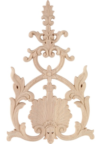 1x Kauçuk Ahşap Oyma Aplike Vintage Mobilya #h (Yurt Dışından)